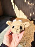 Handmade Crochet Goat Stress Ball