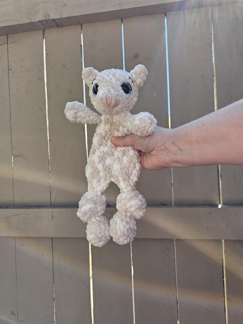 Handmade Crocheted Teddy Snuggler