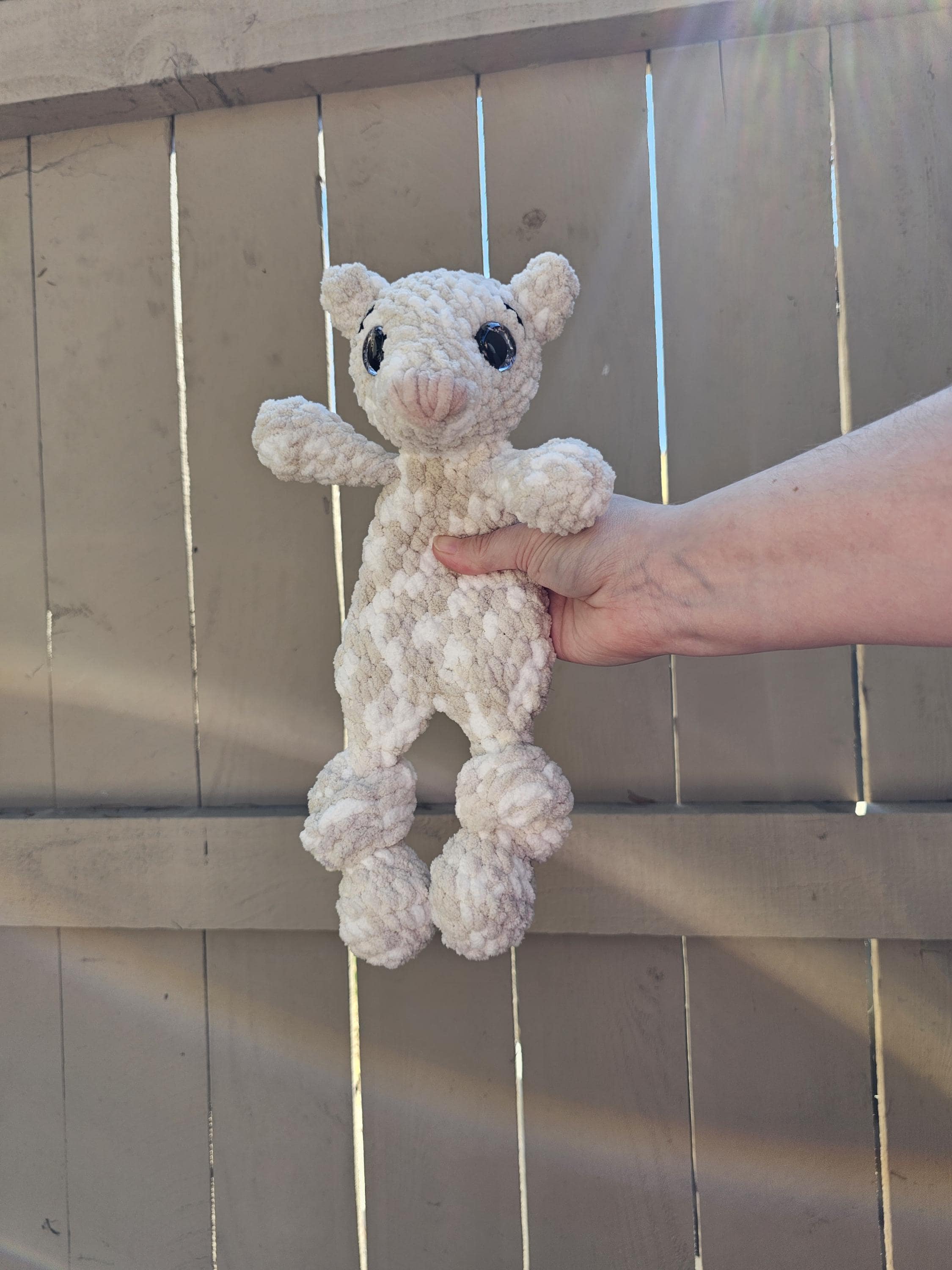 Handmade Crocheted Teddy Snuggler