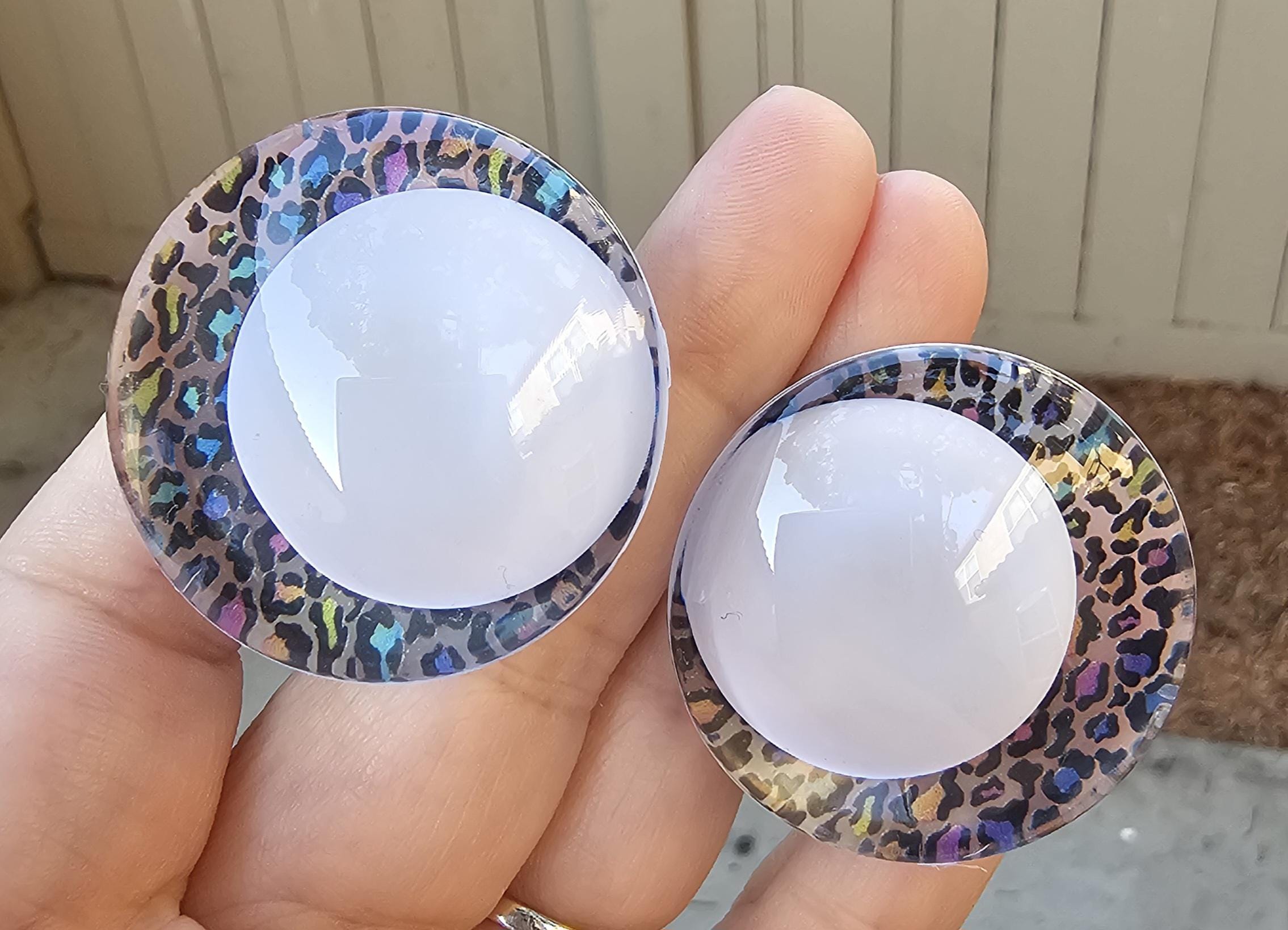 LF Leopard Off Center Safety Sinker Eyes 16-35mm