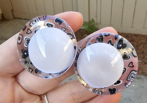 BW Hearts Off Center Safety Sinker Eyes 16-35mm