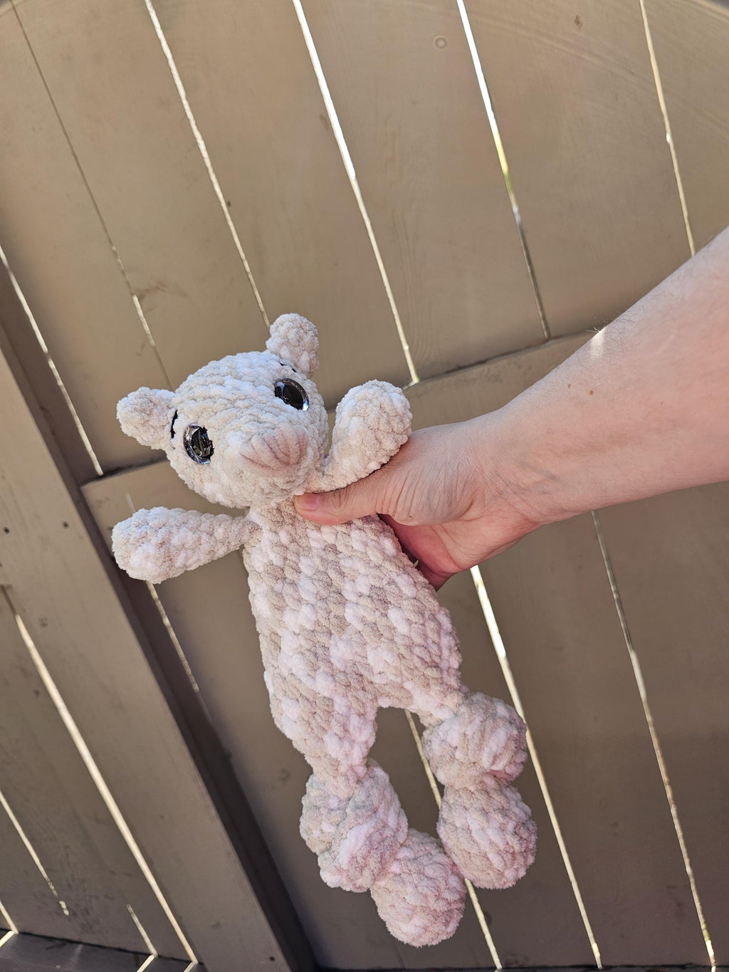 Handmade Crocheted Teddy Snuggler