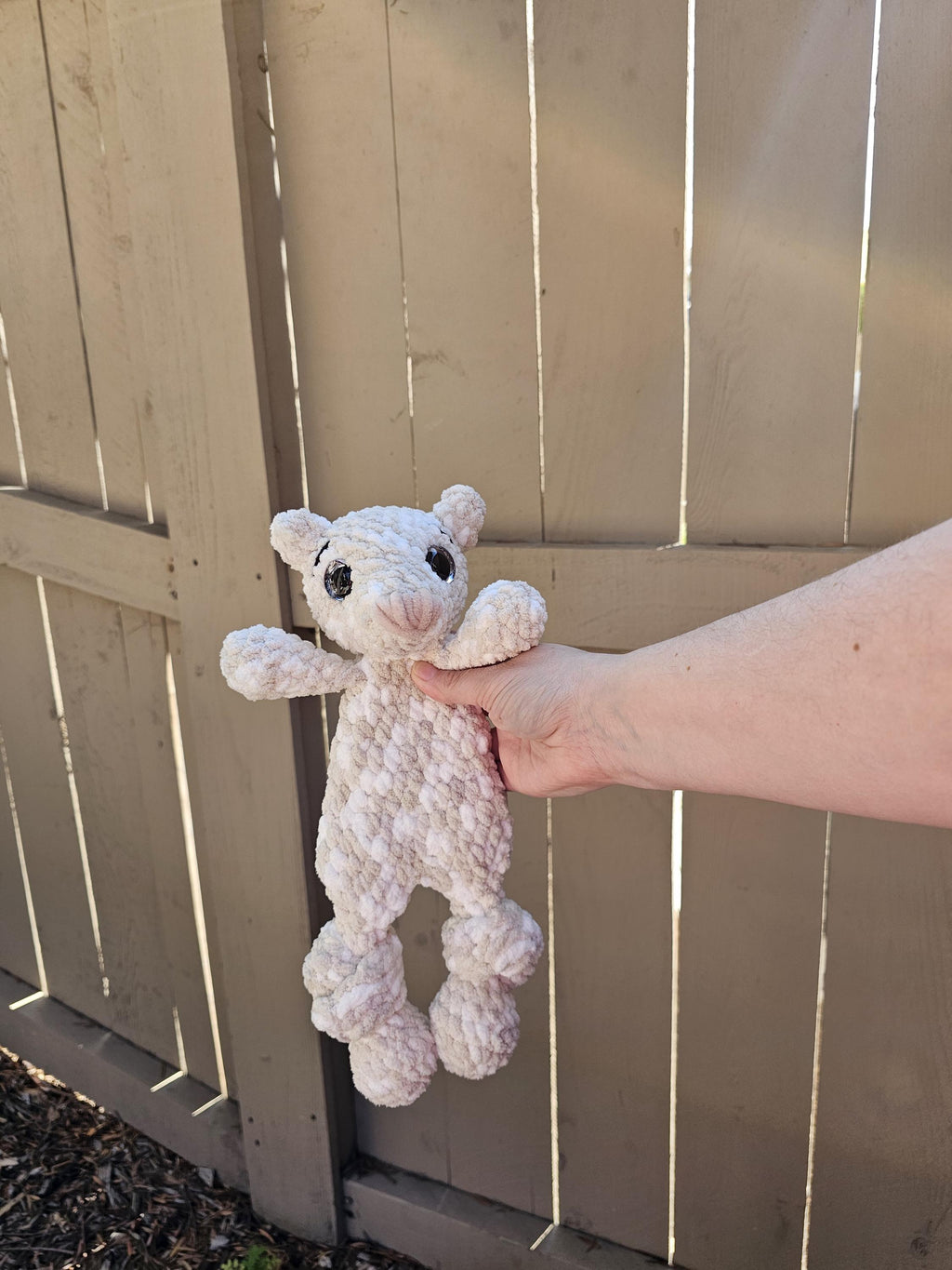 Handmade Crocheted Teddy Snuggler