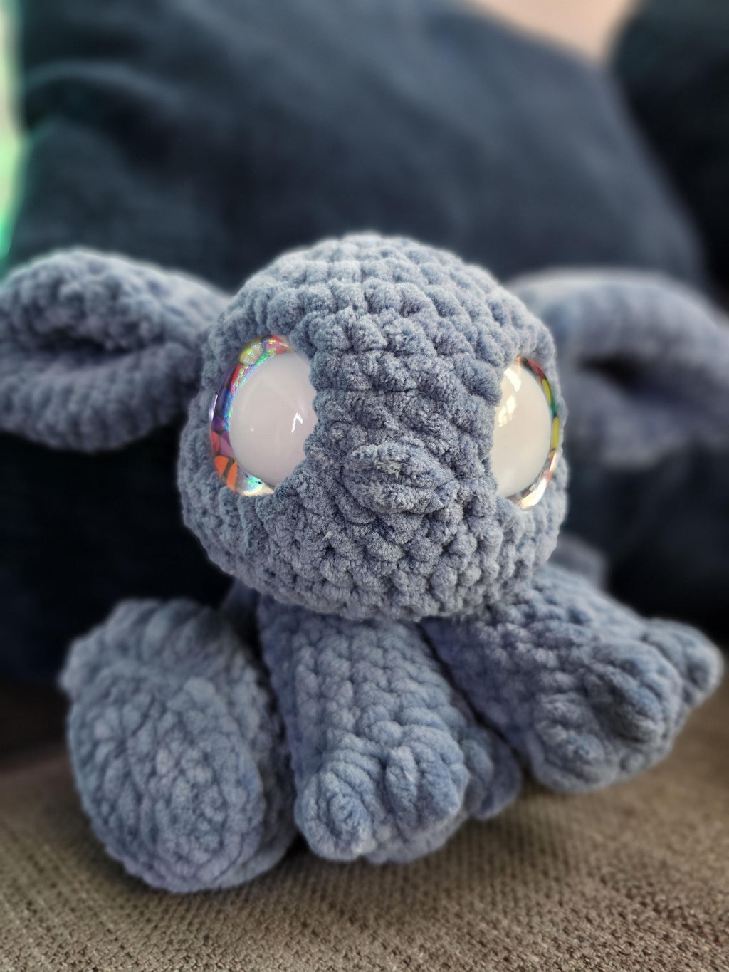 Handmade Crocheted Rufus the Snuggler Goblin