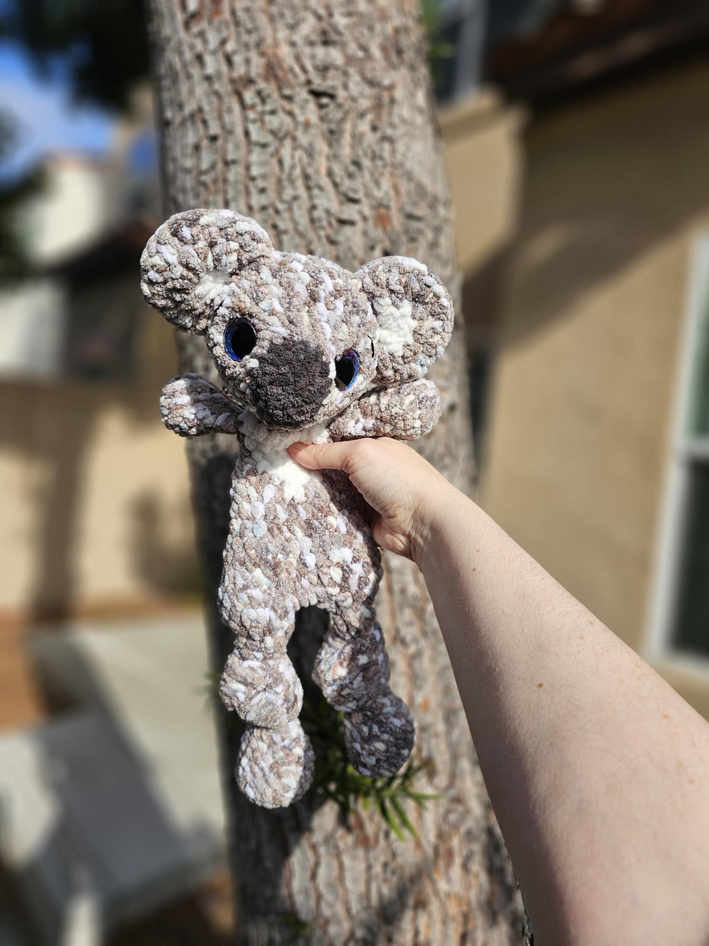 Handmade Crocheted Koala Snuggler