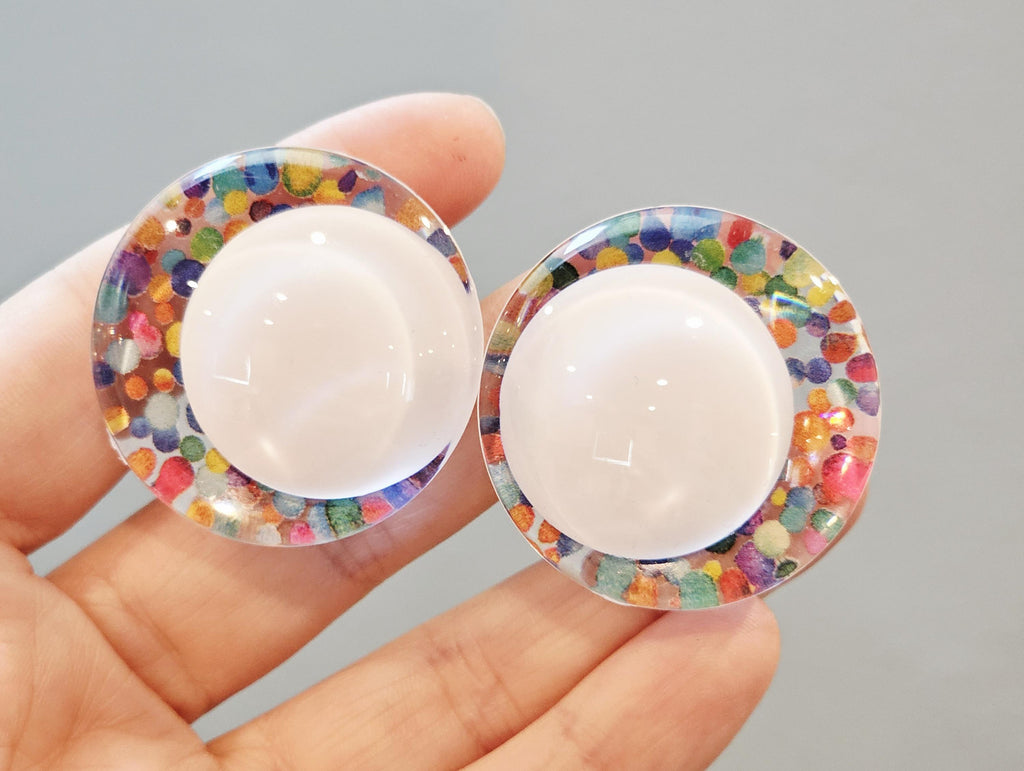 Confetti Off Center Safety Sinker Eyes 16-35mm