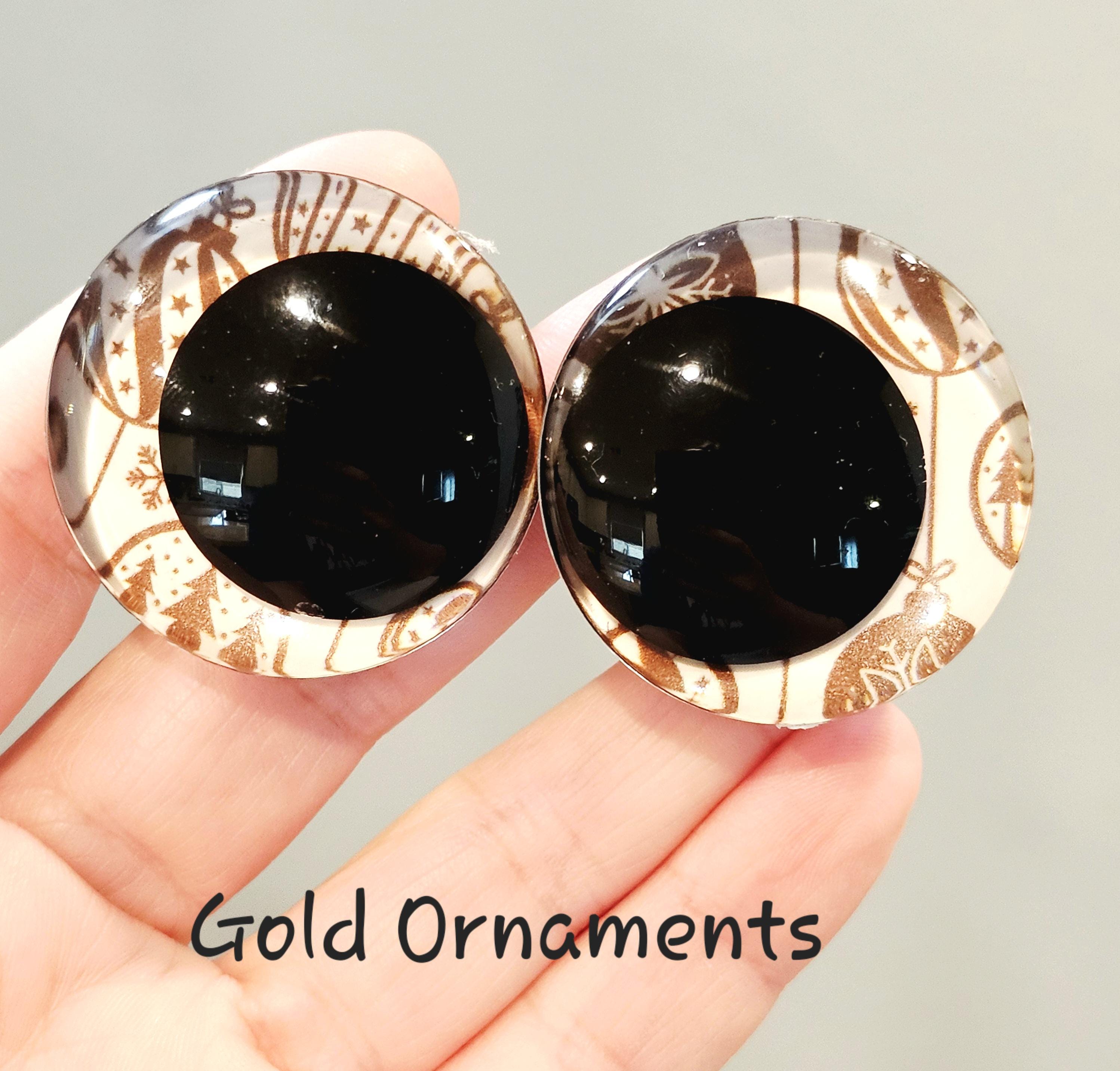 Gold Ornaments Off Center Safety Sinker Eyes 16-35mm