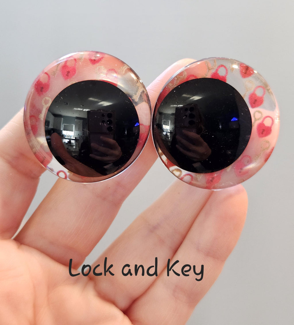 Lock and Key Off Center Safety Sinker Eyes 16-35mm