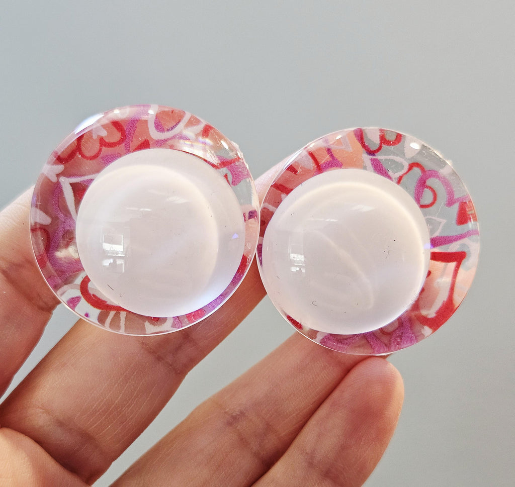Crazy Hearts Off Center Safety Sinker Eyes 16-35mm