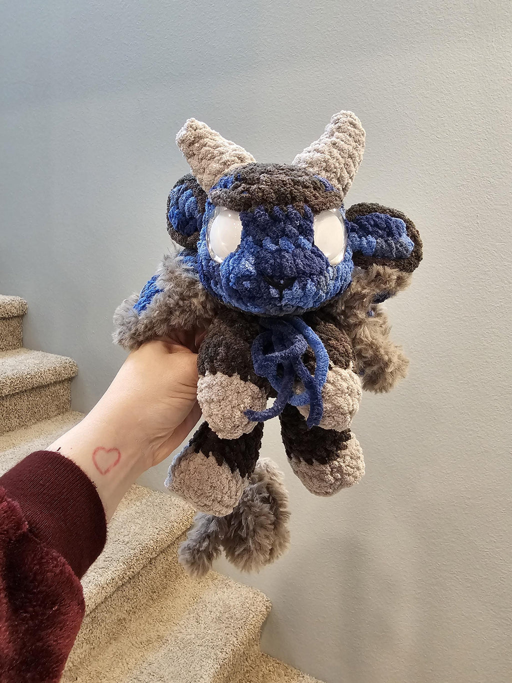 Handmade Crocheted Krampus