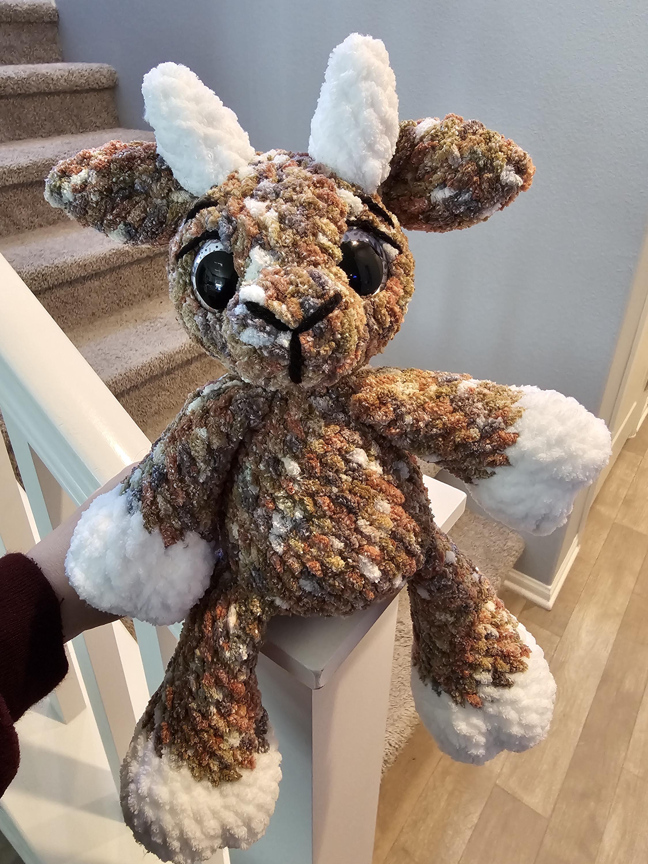 Handmade Crocheted Billy Goat