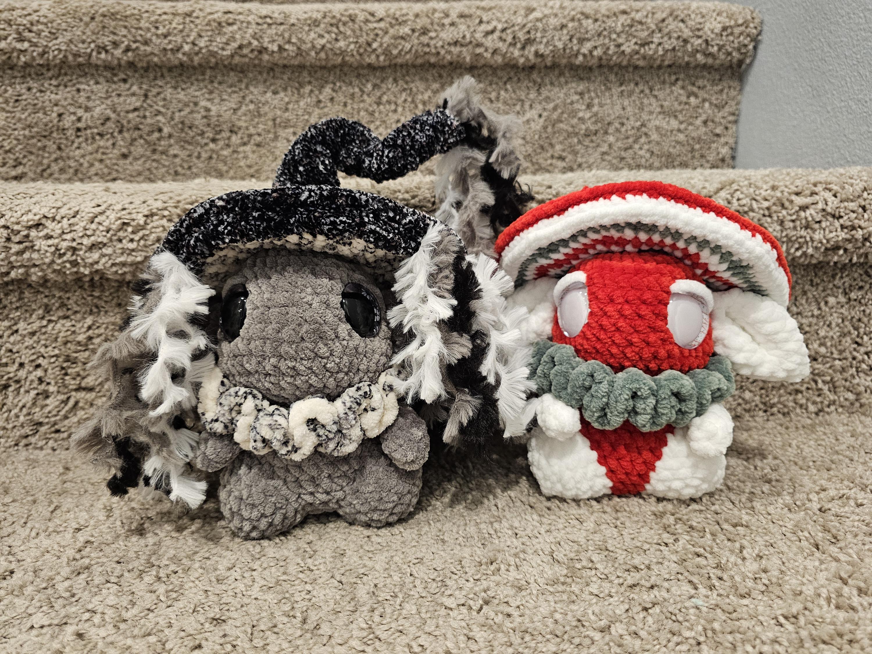 Handmade Crocheted Thistle the Mushling