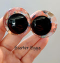 Easter Eggs Off Center Safety Sinker Eyes 16-35mm