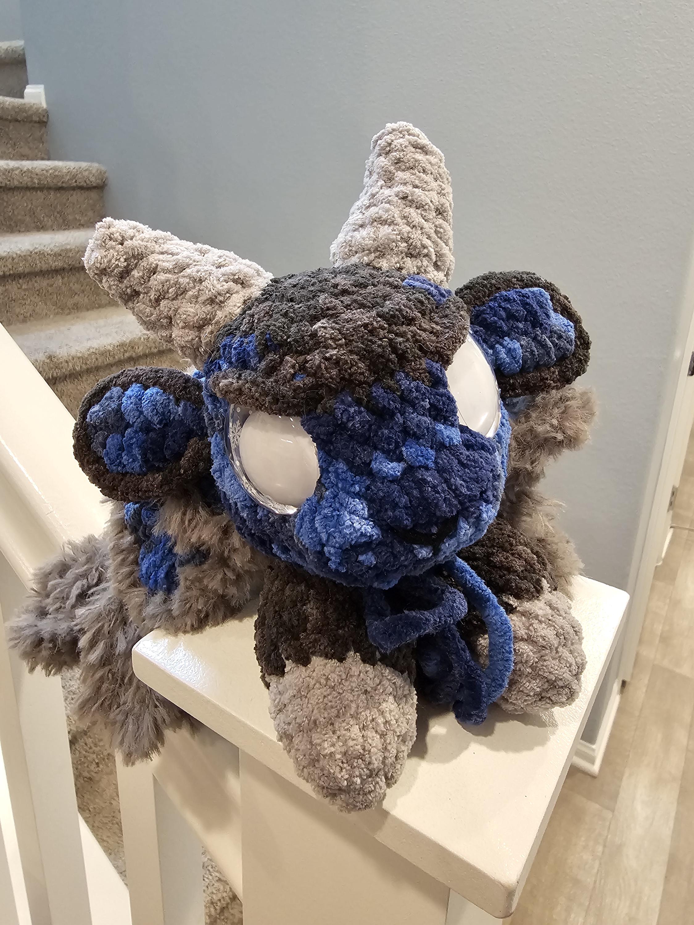 Handmade Crocheted Krampus