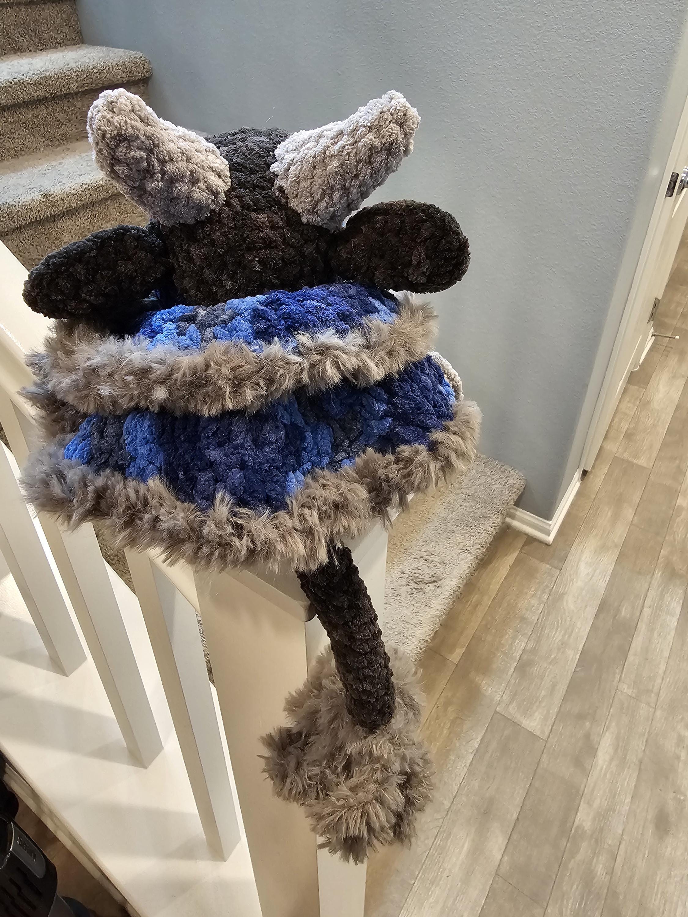 Handmade Crocheted Krampus