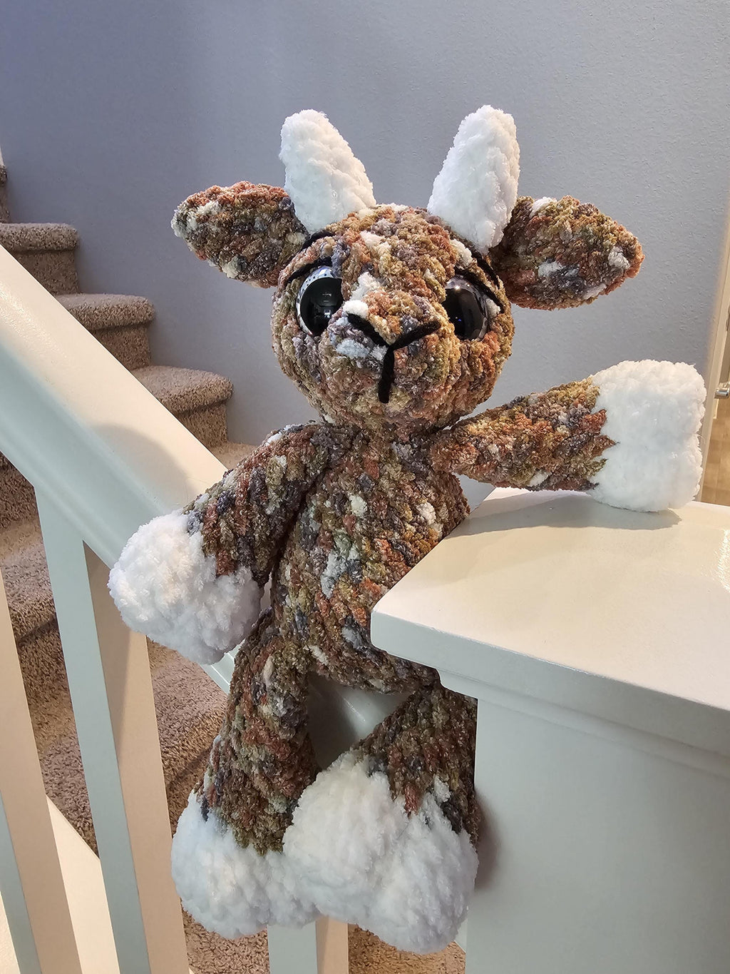 Handmade Crocheted Billy Goat