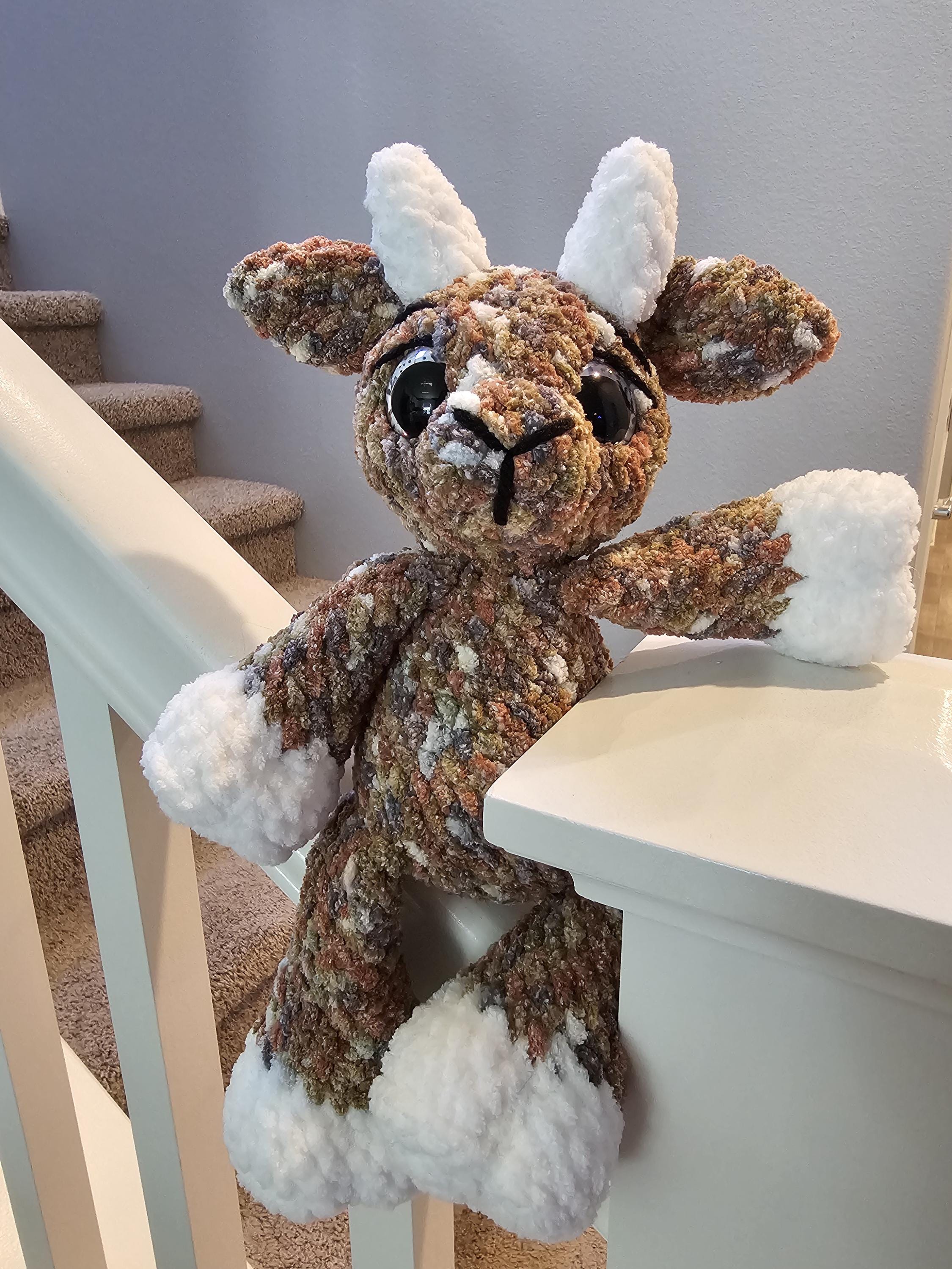 Handmade Crocheted Billy Goat