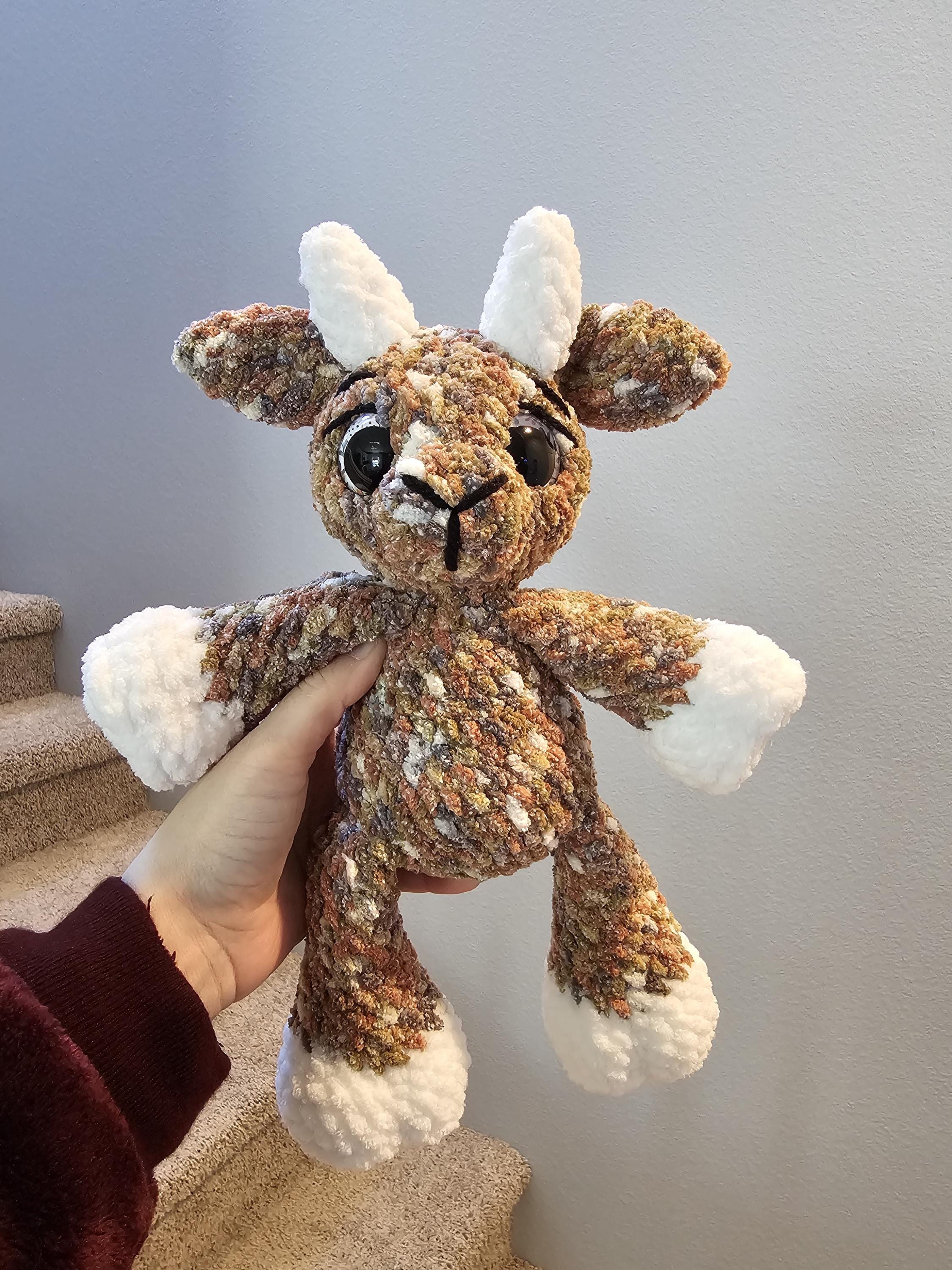 Handmade Crocheted Billy Goat