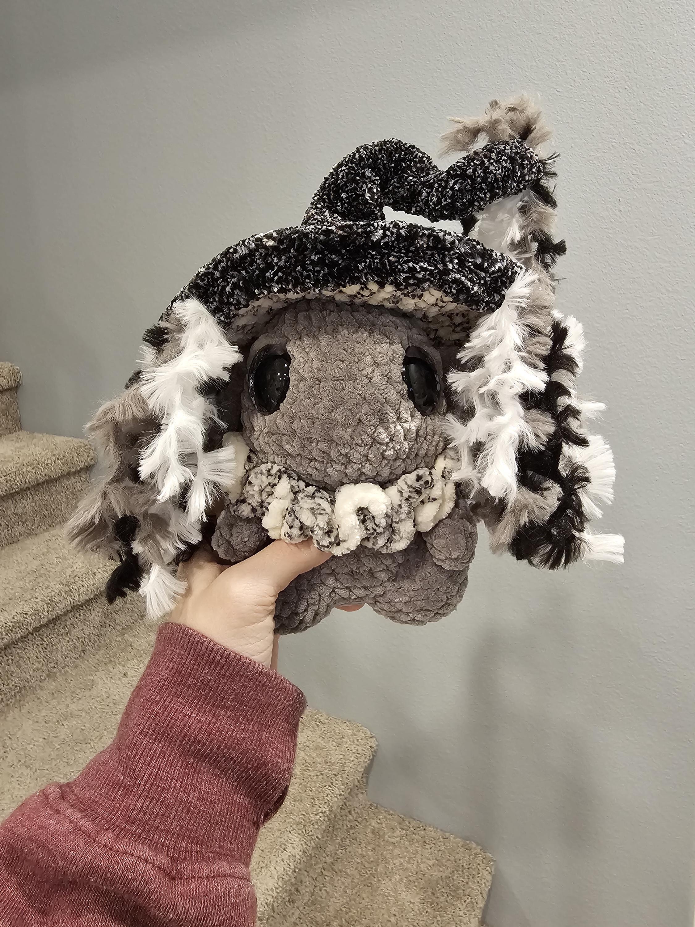 Handmade Crocheted Thistle the Mushling