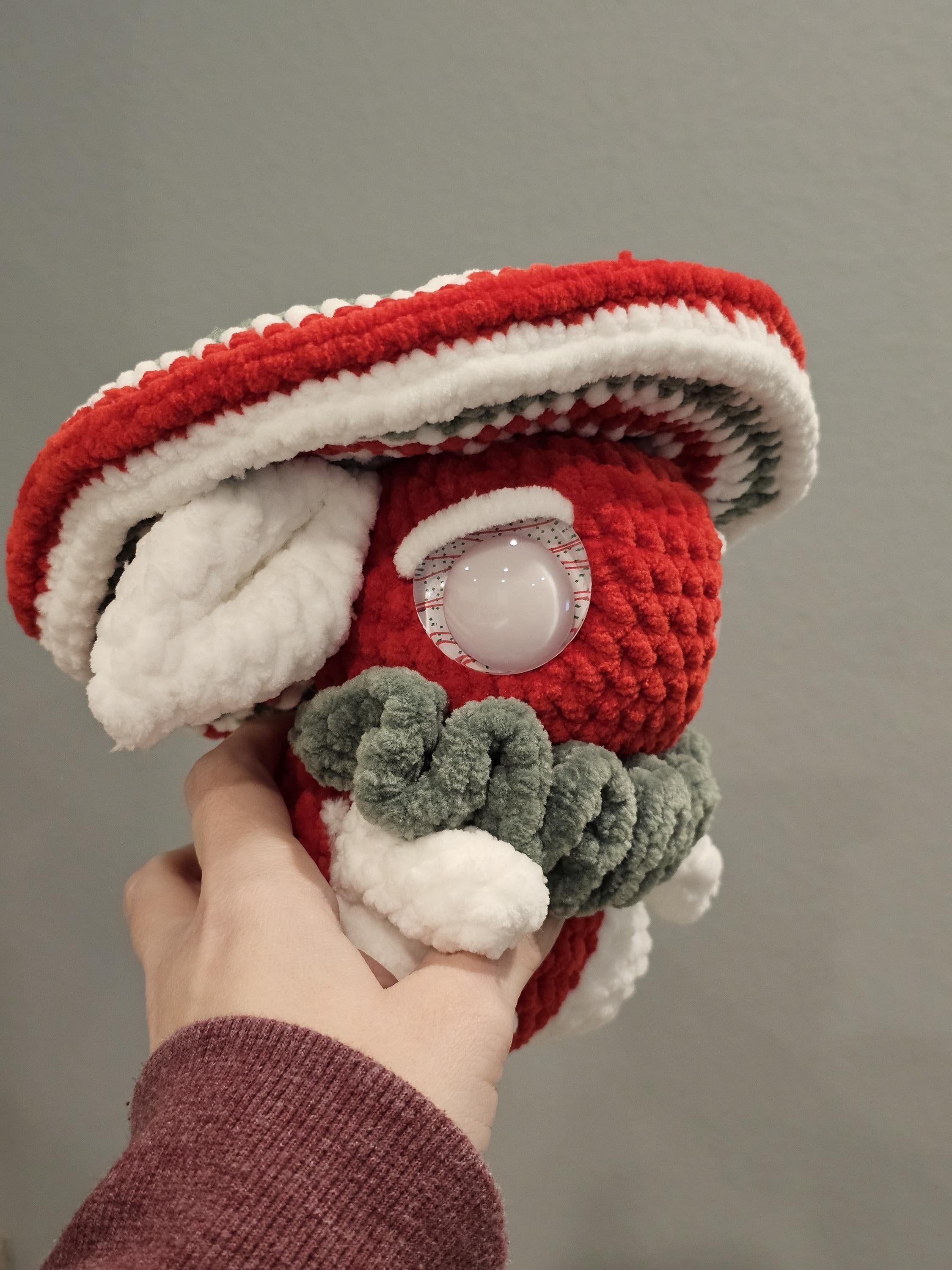 Handmade Crocheted Thistle the Mushling