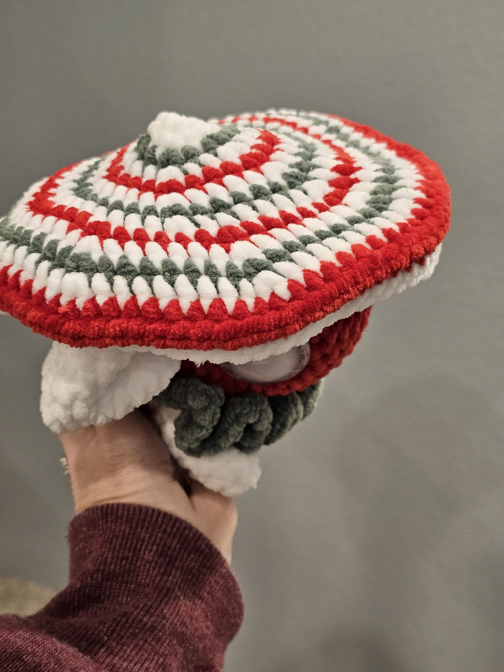 Handmade Crocheted Thistle the Mushling