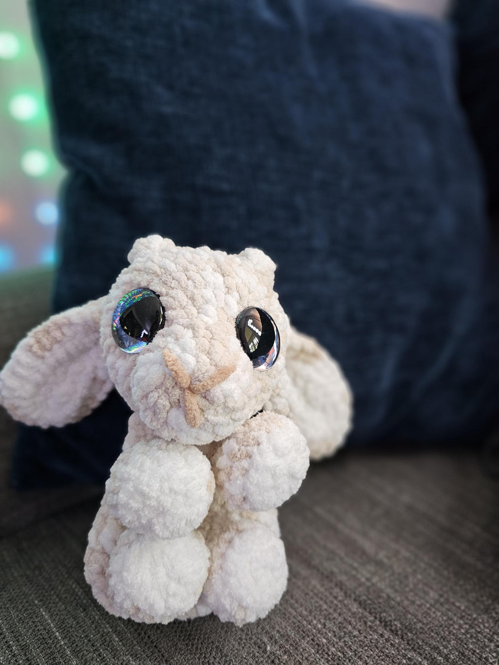 Handmade Crocheted Baby Goat Snuggler