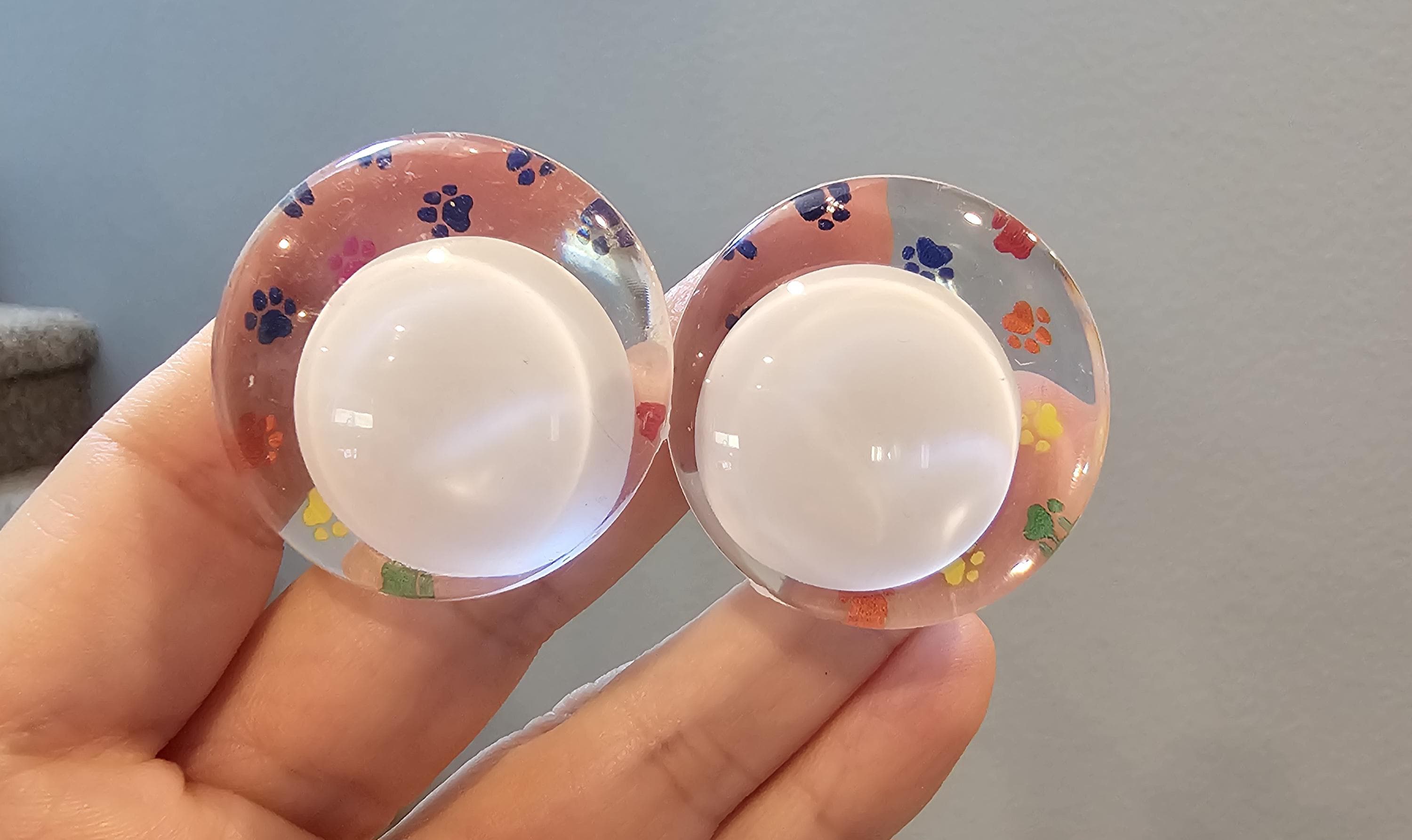 Rainbow Paws Off Center Safety Sinker Eyes 16-35mm