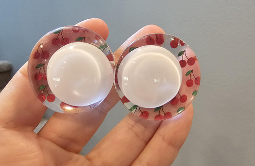 Cherries Off Center Safety Sinker Eyes 16-35mm