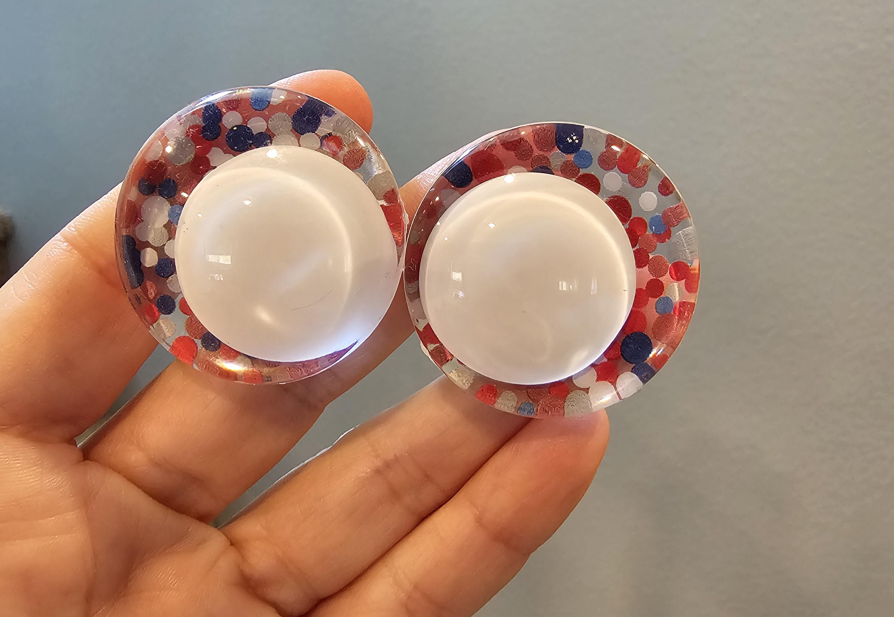 Americana Confetti Off Center Safety Sinker Eyes 16-35mm