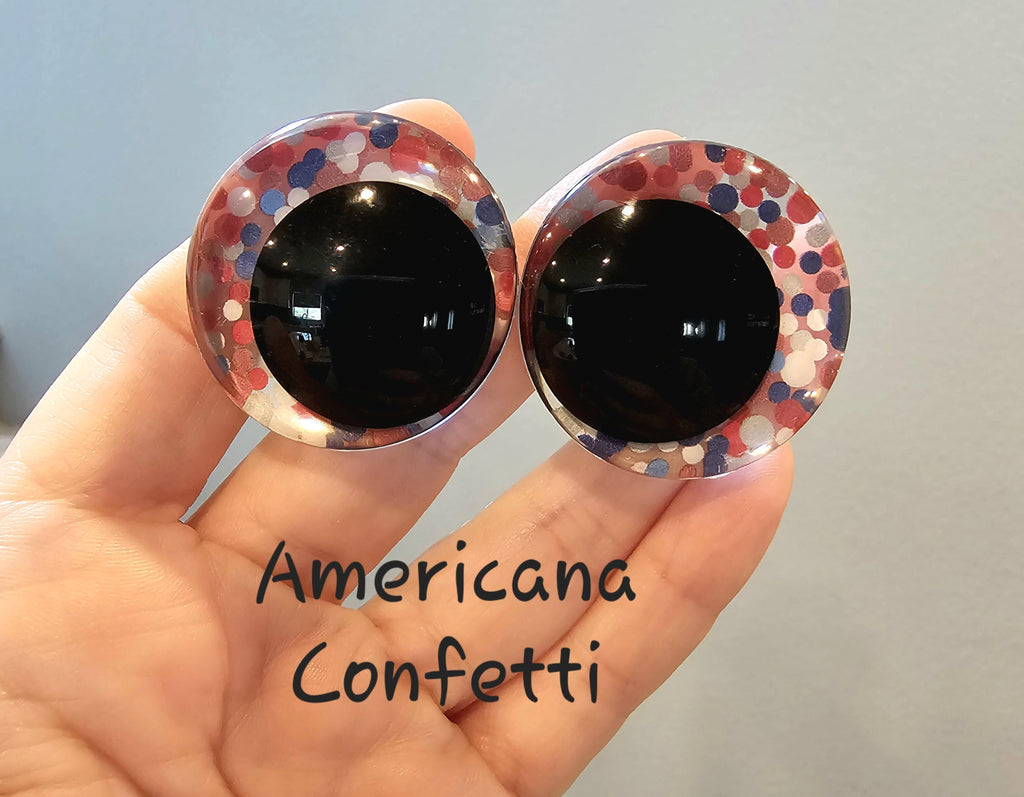 Americana Confetti Off Center Safety Sinker Eyes 16-35mm