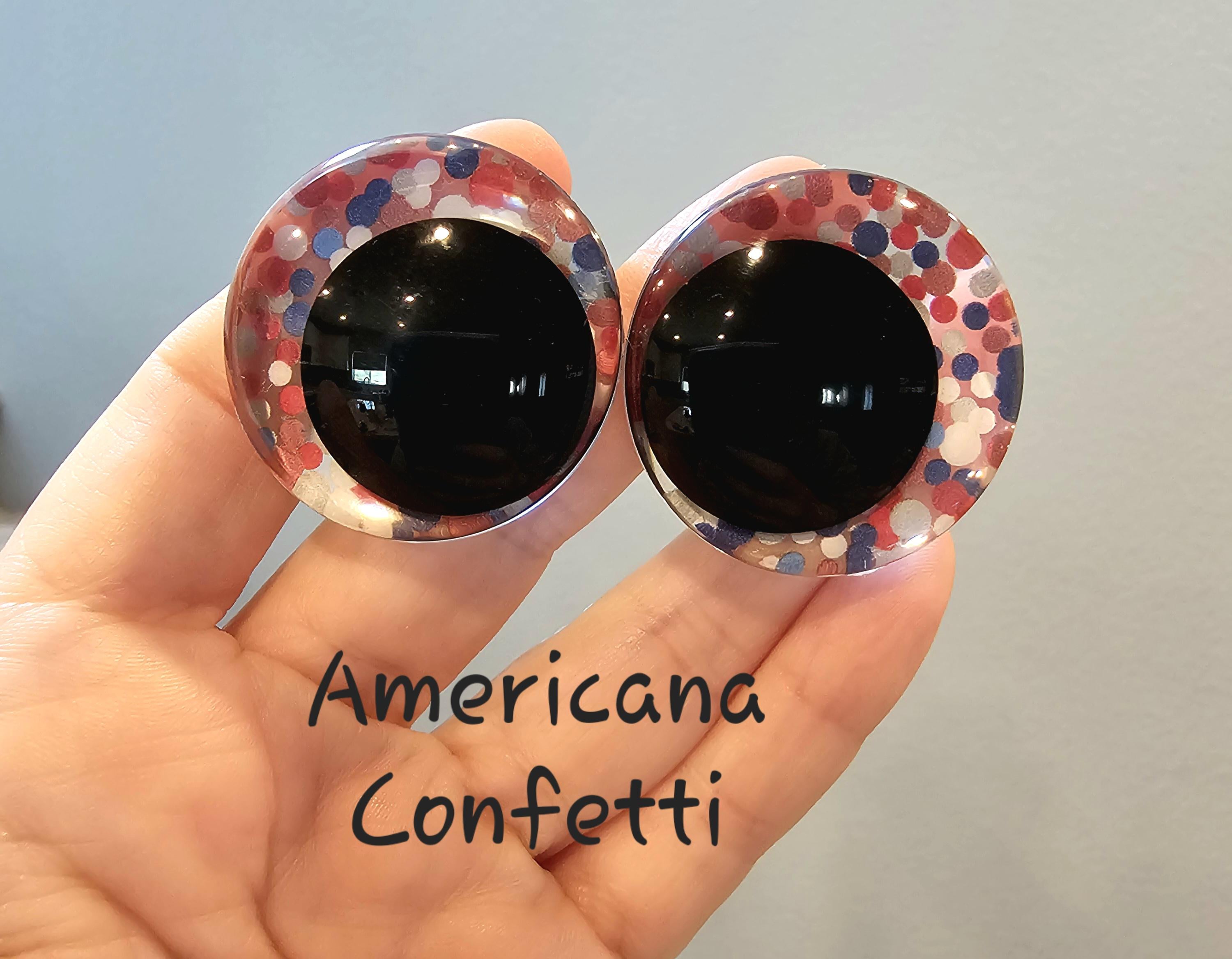Americana Confetti Off Center Safety Sinker Eyes 16-35mm