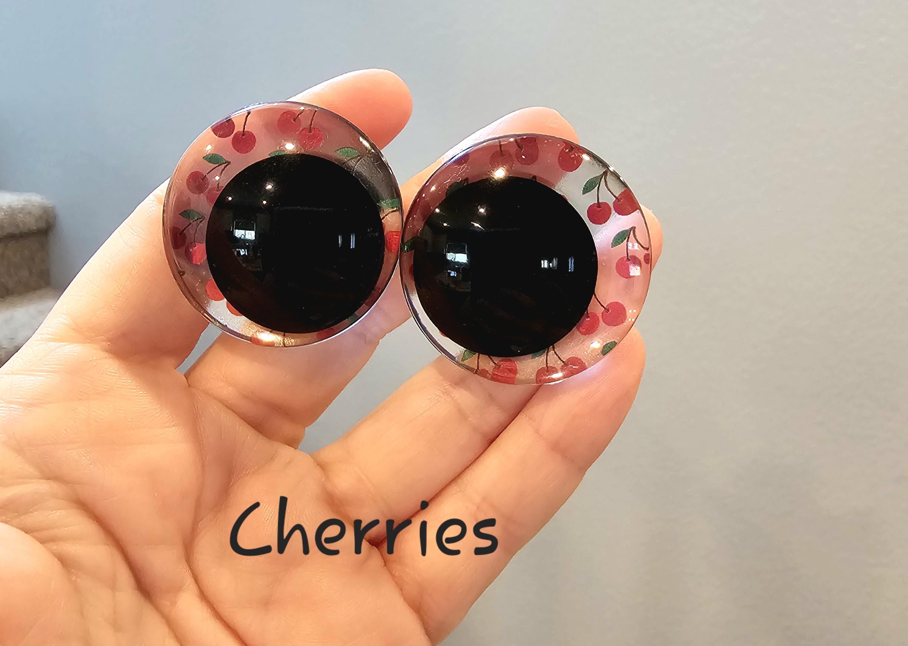 Cherries Off Center Safety Sinker Eyes 16-35mm